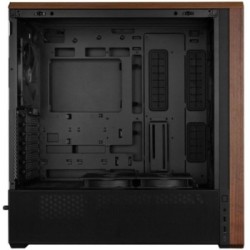 Lian Li LANCOOL 217 Black - Wood Accent - ATX PC Case (5 FANS) 2 x 170mm, 1 x 140mm & 2 x 120mm PWM