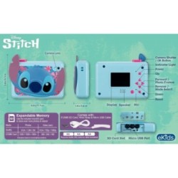 eKids Disney Stitch Digital Camera H πρώτη παιδική φωτογραφική μηχανή για παιδιά SH-533 Γαλάζιο/Μωβ