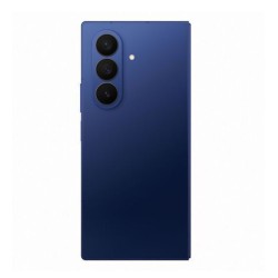 Samsung Galaxy Z Fold7 5G μπλε, κλειστό, με τριπλή κάμερα και μινιμαλιστικό design στην πλάτη