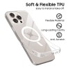Διάφανη θήκη Tech-Protect Flexair TPU με μαλακό σχεδιασμό και MagSafe για iPhone, ευλύγιστη και αντιχαρακτική.