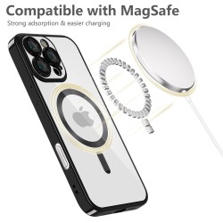 Θήκη Tech-Protect Magflex για iPhone 16 Pro MagSafe, που απεικονίζει τη λειτουργία ασύρματης φόρτισης.