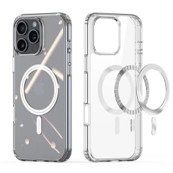 Θήκη Dux Ducis Clin Mag για iPhone 16 Pro Max με αποσπώμενο μαγνητικό δαχτυλίδι και ενισχυμένες γωνίες προστασίας.