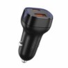 XO - USB & USB-C Φορτιστής Αυτοκινήτου 3A 20W με Θύρες: 1xUSB 1xType-C - Μαύρος XO - USB & USB-C Φορτιστής Αυτοκινήτου 3A 20W με Θύρες: 1xUSB 1xType-C - Μαύρος