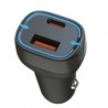 XO - USB & USB-C Φορτιστής Αυτοκινήτου 3A 20W με Θύρες: 1xUSB 1xType-C - Μαύρος