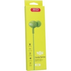 XO - S6 Candy Series - Ενσύρματα Ακουστικά In-Ear με Βύσμα 3.5mm - Πράσινο