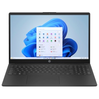 HP 15-fd1085cl laptop ανοιχτό με οθόνη αφής και πληκτρολόγιο international English