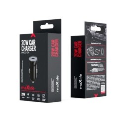 Maxlife MXCC‑04 Φορτιστής Αυτοκινήτου USB‑C 20 W – Μαύρος