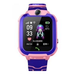 Εμπρόσθια λήψη παιδικού smartwatch XO H100 με φωτεινή οθόνη και ένδειξη ώρας