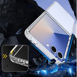 Θήκη Σιλικόνης Tech-Protect Flexair Hybrid για Samsung Galaxy Z Flip7 - Διάφανο