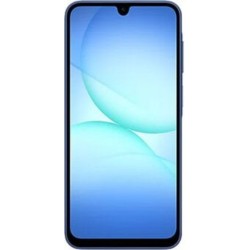 Samsung Galaxy A17 5G μπλε μπροστινή όψη με οθόνη