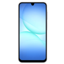 Samsung Galaxy A17 5G Γκρι μπροστινή όψη με οθόνη