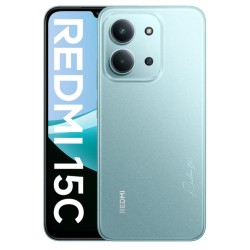 Xiaomi Redmi 15C NFC Mint Green – πλήρης απεικόνιση εμπρός και πίσω.
