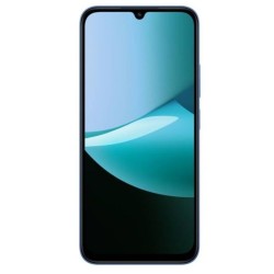 Xiaomi Redmi 15C μπροστινή όψη σε μπλε χρώμα με οθόνη πλήρους προβολής.