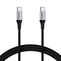 Καλώδιο Allity AUC-01 USB-c - USB-c 1,0 m 100W μαύρο