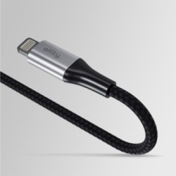 Καλώδιο Allity AUC-01 USB-c - lightning 1,0 m 27W μαύρο