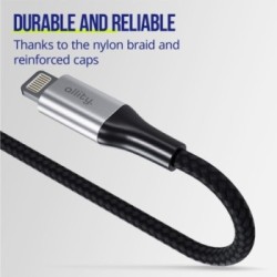 Καλώδιο Allity AUC-01 USB-c - lightning 1,0 m 27W μαύρο