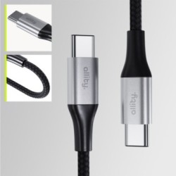 Καλώδιο Allity AUC-01 USB-c - USB-c 2,0 m 100W μαύρο