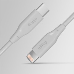 Καλώδιο Allity AUC-02 USB-c - lightning 2,0 m 27W λευκό