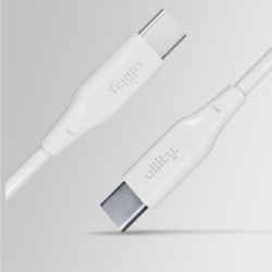 Καλώδιο Allity AUC-02 USB-c - USB-c 1,0 m 60W λευκό