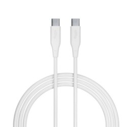 Καλώδιο Allity AUC-02 USB-c - USB-c 1,0 m 100W λευκό