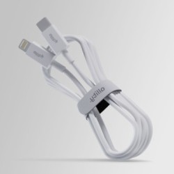 Καλώδιο Allity AUC-03 USB-c - lightning 2,0 m 27W λευκό