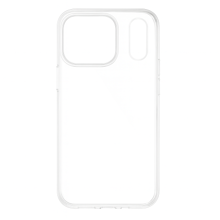 Θήκη σιλικόνης TPU Ultra Slim 1.5mm Soft Mat για Apple iPhone 17 Pro Max - Διάφανη πίσω όψη