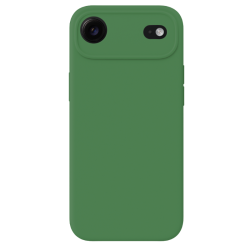 Θήκη σιλικόνης TPU Ultra Slim 0.3mm Soft Mat για Apple iPhone 17 Air - Σκούρο Πράσινο πίσω όψη