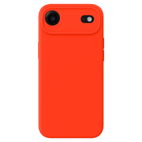 Θήκη σιλικόνης TPU Ultra Slim 0.3mm Soft Mat για Apple iPhone 17 Air - Κόκκινο πίσω όψη