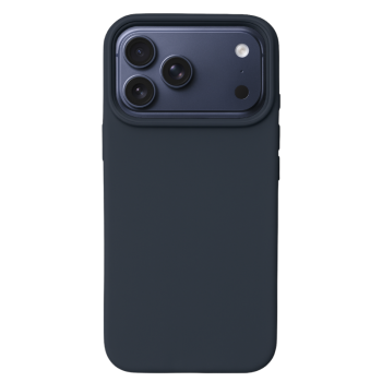 Θήκη Silky And Soft για Apple iPhone 17 Pro Max - Σκούρο Μπλε/Γκρι πίσω όψη
