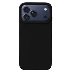Θήκη Silky And Soft για Apple iPhone 17 Pro Max - Μαύρο πίσω όψη