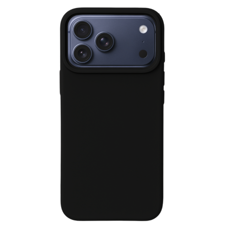 Θήκη Silky And Soft για Apple iPhone 17 Pro Max - Μαύρο πίσω όψη