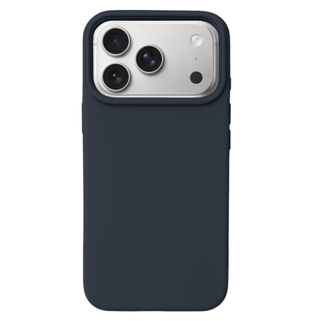 Θήκη Silky And Soft για Apple iPhone 17 Pro - Σκούρο Μπλε/Γκρι πίσω όψη