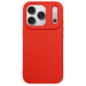 Θήκη σιλικόνης TPU Ultra Slim 0.3mm Soft Mat για Apple iPhone 17 Pro - Κόκκινο