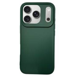 Θήκη σιλικόνης TPU Ultra Slim 0.3mm Soft Mat για Apple iPhone 17 Pro - Σκούρο Πράσινο πίσω όψη