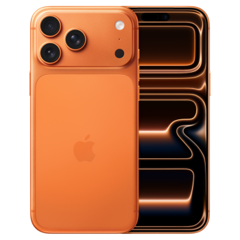 Apple iPhone 17 Pro Max 512GB - Cosmic Orange μπροστά και πίσω