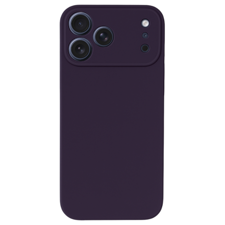 Θήκη Silky And Soft για Apple iPhone 17 Pro Max - Σκούρο Μωβ πίσω όψη