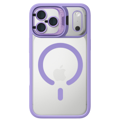 Θήκη MagSafe Magnetic για Apple iPhone 17 Pro Max - Βιολετί φορεμένο σε συσκευή πίσω όψη