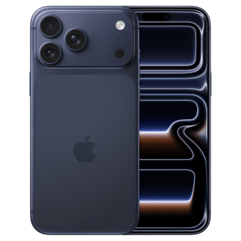 Apple iPhone 17 Pro Max 2TB - Deep Blue μπροστά και πίσω