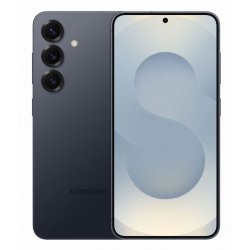 Γωνιακή προβολή του Samsung Galaxy S25 5G που δείχνει οθόνη και πίσω κάμερες