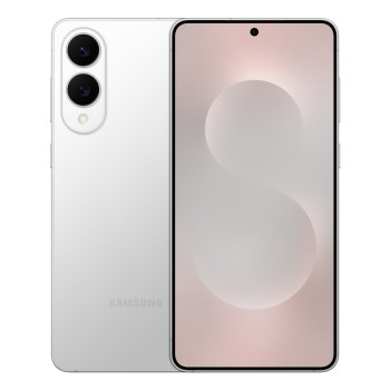 Samsung Galaxy S25 Edge 5G Titanium Silver, μπροστά και πίσω όψη