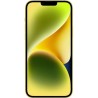 Apple iPhone 14 plus σε κίτρινο, μπροστινή όψη με οθόνη Super Retina XDR OLED 6.7 ιντσών.