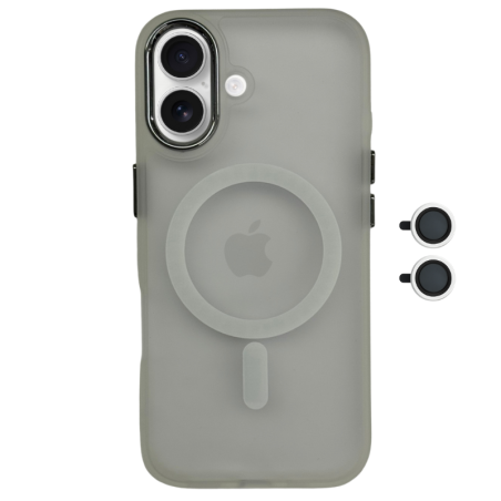 Θήκη MagSafe Magnetic για Apple iPhone 17 - Λευκό φορεμένο σε συσκευή πίσω όψη