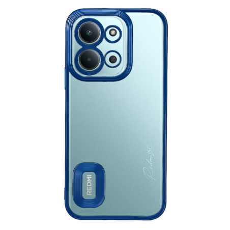 Θήκη TPU Slim (1.73mm) για Xiaomi Redmi 15C - Μπλε πίσω όψη φορεμένη σε συσκευή