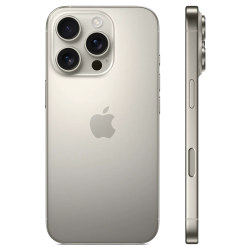 Μεταχειρισμένο Apple iPhone 16 Pro 128GB - Natural Titanium πίσω και πλαϊνή όψη