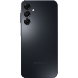 Samsung Galaxy A16 σε μαύρο χρώμα με τριπλή πίσω κάμερα 50MP