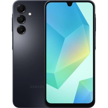 Samsung Galaxy A16 σε μαύρο χρώμα με οθόνη AMOLED 6.7" και τριπλή πίσω κάμερα 50MP