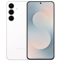 Samsung Galaxy S25 FE 5G σε λευκό χρώμα με οθόνη AMOLED 6.7" και τριπλή πίσω κάμερα 50MP