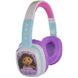 Lazerbuilt Gabby’s Dollhouse Flip ’n Switch Junior Bluetooth Headphones – Ενσύρματα Παιδικά Ακουστικά με Μικρόφωνο