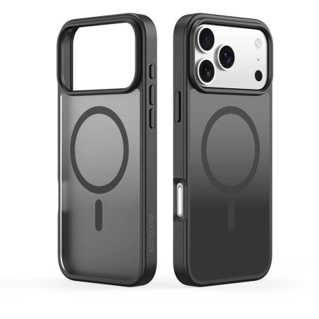Θήκη Dux Ducis Yind Back Cover Πλαστικό / Σιλικόνης για iPhone 17 Pro - Μαύρο φορεμένη σε συσκευή πίσω όψη