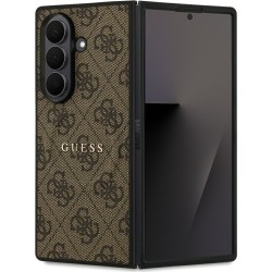 Θήκη Guess 4G Colored Ring Magnetic για Samsung Galaxy Z Fold 7 - Καφέ φορεμένο σε συσκευή